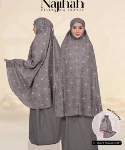 NAJIHAH 01 DUSTY MAUVE GREY
